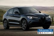 Alfa Romeo Stelvio Sprint Q4 2.0 200 KM AT | Czarny Vulcano | Nowa wersja | 2022