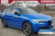 Alfa Romeo Stelvio Veloce Q4 AT 2.0 280 KM | Niebieski Misano | Czarna skóra | PANORAMA