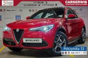 Alfa Romeo Stelvio Ti Q4 2.0 280 KM |Szklany dach| Czerwony |2022