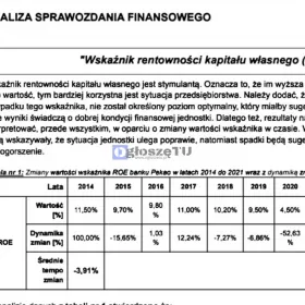 Analiza sprawozdania finansowego