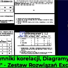 Współczynniki korelacyjne, Diagramy - Excel