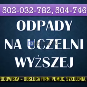 Odpady na uczelni wyższej, szkolenie 