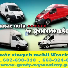 wywóz ,utylizacja mebli Wrocław, opróżnianie mieszkań