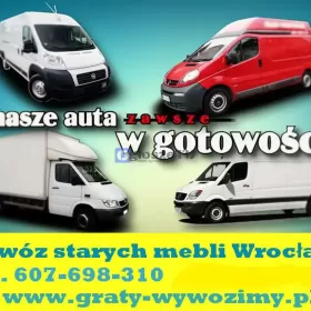 Wywóz, odbiór, utylizacja starych mebli Wrocław.