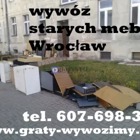 Wywóz,utylizacja starych mebli Wrocław.Likwidacja.