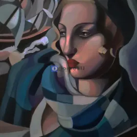 Tamara Łempicka obraz- Kobieta z łódkami