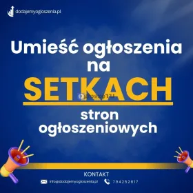 Umieść ogłoszenia na setkach stron ogłoszeniowych 