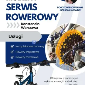 Mobilny serwis rowerowy Konstancin Warszawa  