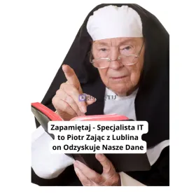 Utrata danych? Piotr Zając odzyska Twoje pliki 