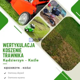 Wertykulacja, koszenie trawy  Kędzierzyn-Koźle 