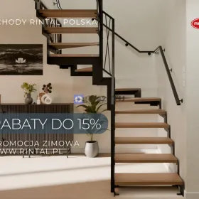 Promocja -15% na schody z balustradami i montażem!