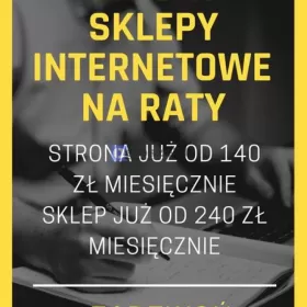 Strona od 350 zł miesięcznie, sklep od 650 zł. 